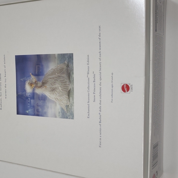 Mattel Enchanted Seasons Snow Princess Barbie #11875 NRFB First in Series 1994 - Picture 6 of 10